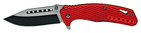 4.5" Spring Assisted Folding Knife - Red