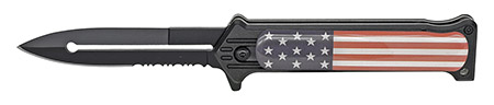4.5" Spring Assist Folding Knife - US Flag