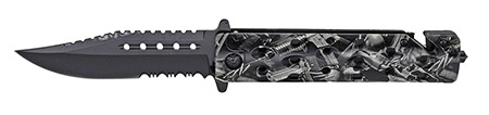 4.5" Spring Assist Folding Knife - Gun Camo