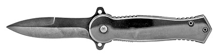 3.75" Spring Assisted Pocket Knife - Silver