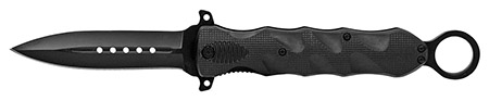 5" Spring Assist Folding Knife - Black