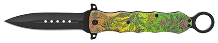 5" Spring Assist Folding Knife - Leaf Camo