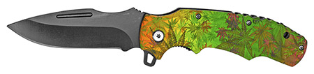 5" Spring Assist Folding Knife - Leaf Camo