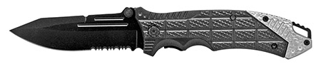 4.5" Spring Assisted Folding Sport Knife - Silver