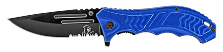 4.75" Spring Assisted Folding Knife - Blue