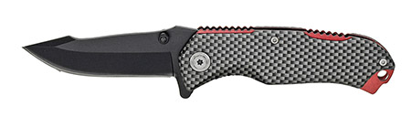 4" Spring Assist Folding Knife - Carbon Fiber
