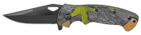 4.5" Spring Folding Knife - Tree Camo