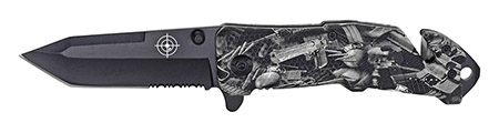 4.5" Spring Assist Folding Knife - Gun Camo
