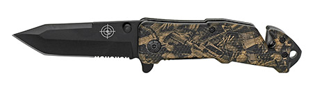 4.5" Spring Assist Folding Knife - Gun Camo