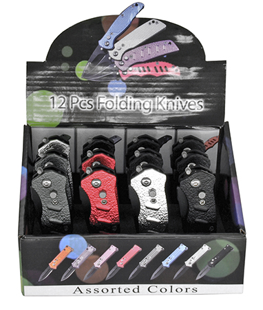 12-pc. Spring Assist Folding Knife Set With Display