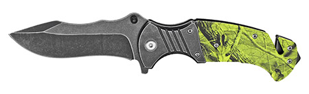 4.5" Spring Assist Folding Knife - Neon Tree Camo