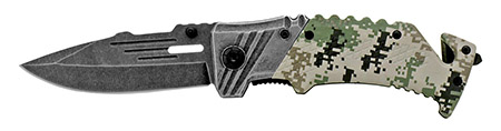 4.5" Spring Assisted Folding Knife - Digital Camo