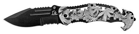 4.75" Spring Assisted Folding Knife - Leaf Camo