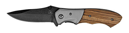 4.5" Spring Assisted Folding Knife - Wood