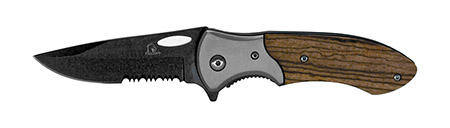 4.75" Spring Assisted Folding Knife - Wooden