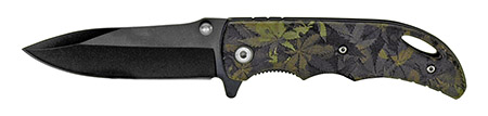 4" Spring Assisted Leaf Knife - Leaf Camo