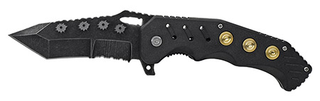 4.75" Spring Assist Bullet Folding Knife - Black