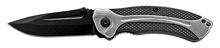 4.5" Spring Assisted Folding Sport Knife - Silver