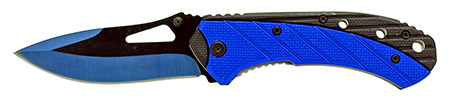 4.75" Spring Assisted Sporting Knife - Blue