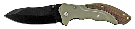4.75" Spring Assisted Stainless Steel Folding Knife - Gun Metal
