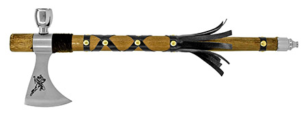 19.13" Tomahawk Peacepipe - Frilled Handle