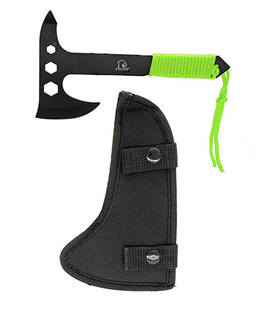 9" Throwing Axe - Green