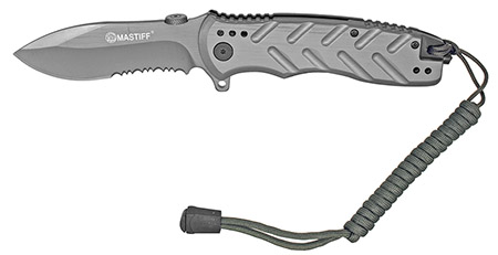 5" Spring Assist Mastiff Folding Knife - Gunmetal
