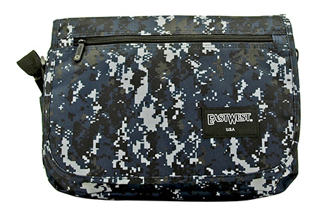 Messenger Bag - Blue Digital Camo
