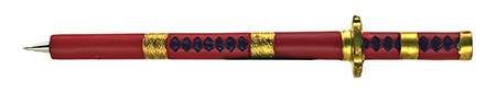 8" Samurai Sword Pen - Red