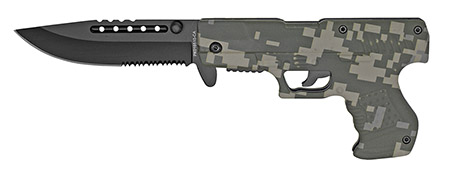 4.5" Spring Assist Pistol Folding Knife - Digital Camo