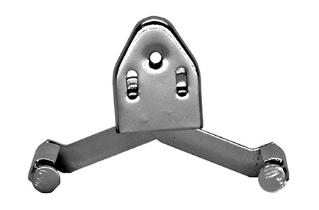 2.75"  Expanding Hanger for Sword and Dagger - Silver