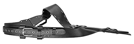 40" Backhanger Baldric - Black