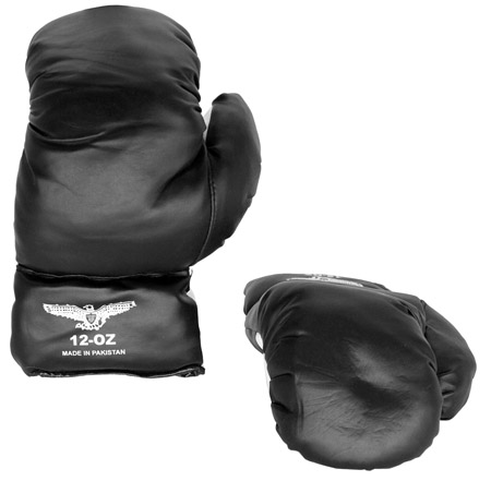 12-oz Synthetic Leather Boxing Gloves