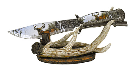 11.75" Decorative Deer Hunting Knife