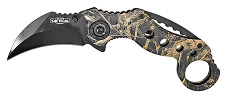 5" Spring Assist Folding Knife - Tree Camo