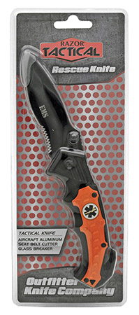 4.5" Spring Assist EMS Folding Knife - Orange