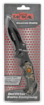 4.5" Spring Assist Marines Folding Knife - Digital Camo