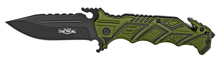 4.75" Spring Assist Folding Knife - Green
