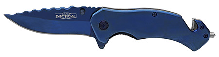 4.25" Spring Assist Folding Knife - Blue