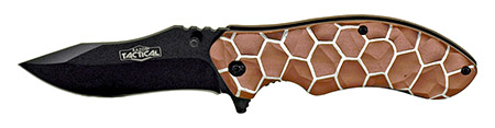 4.5" Spring Assisted Knife - Brown