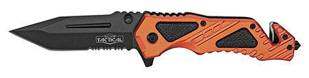 4.5" Spring Assist Folding Knife - Orange