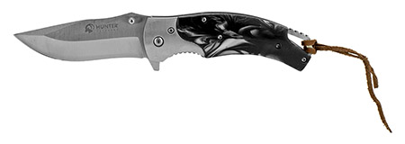 4.5" Spring Assisted Hunting Knife - Black