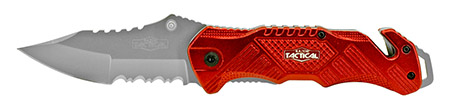 5" Spring Assisted Tactical Folding Knife - Red