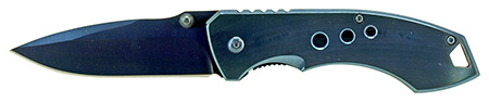 4.75" Spring Assisted Folding Knife - Blue