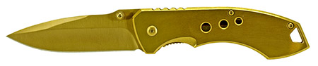 4.75" Spring Assisted Folding Knife - Yellow
