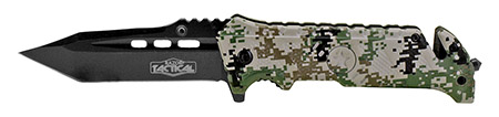 4.5" Spring Assisted Folding Knife - Digital Camo