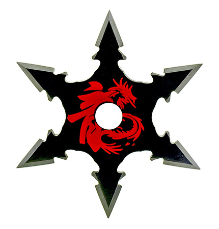 3 - pc. Dragon Throwing Star Set