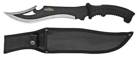 15.5" Clip Point Combat Knife - Black