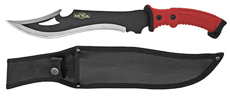 15.5" Clip Point Combat Knife - Red