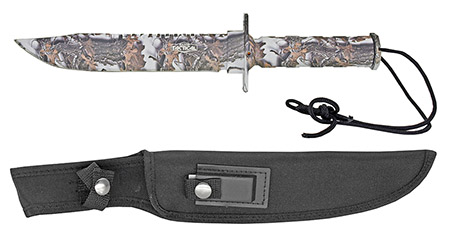 13.5" Survival Knife - Tree Camo